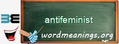 WordMeaning blackboard for antifeminist